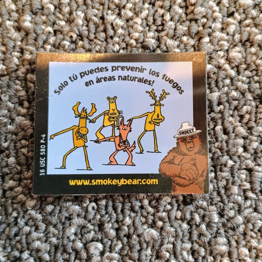 Smokey Bear Spanish Fire Prevention Magnet Forest Service
